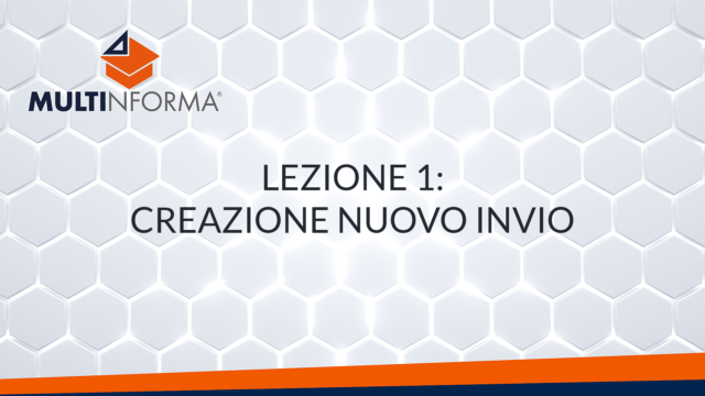 Lezione 1 - Crea una spedizione da web