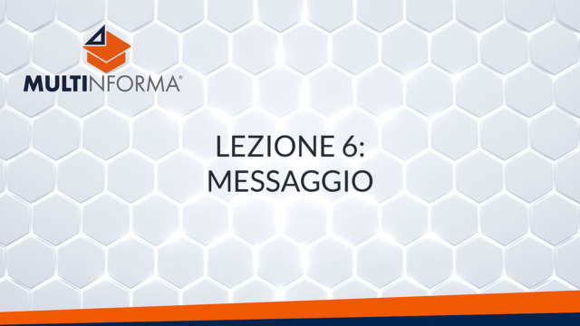 Lezione 6 - Messaggio